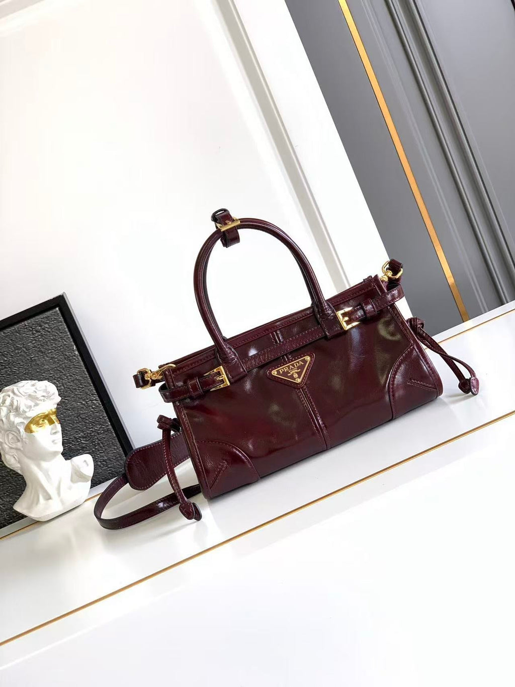 Prada Bonnie medium leather handbag