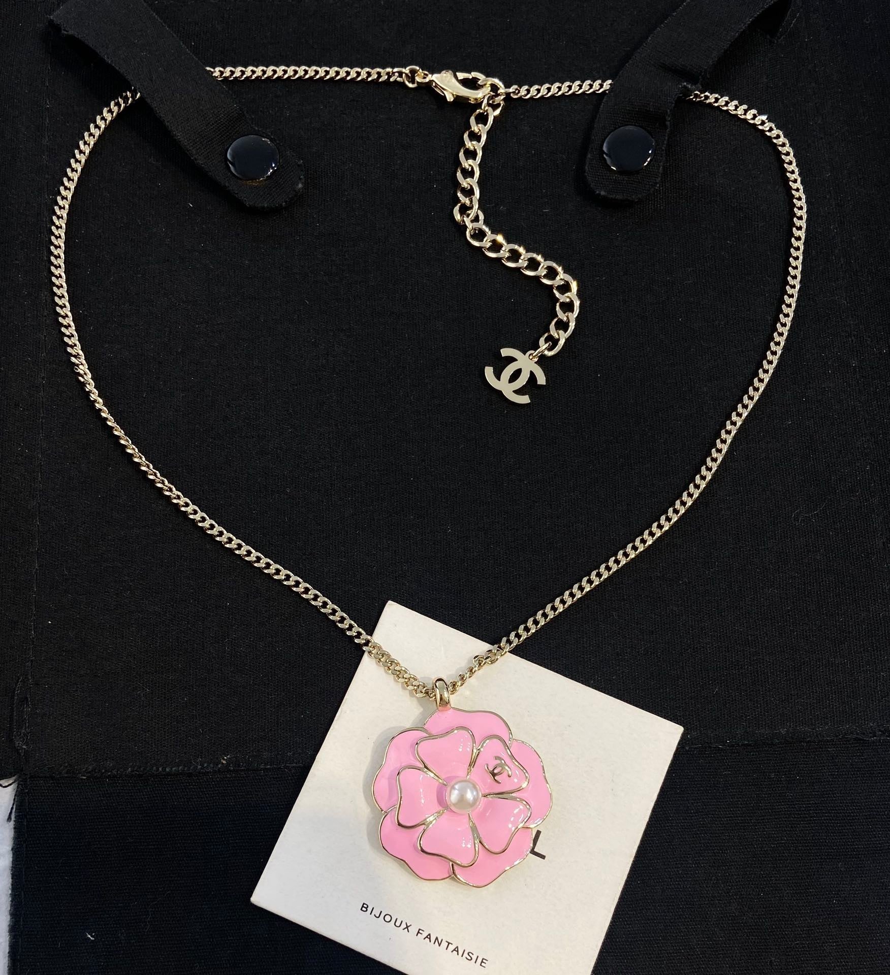 Chanel Pink Necklace Collections