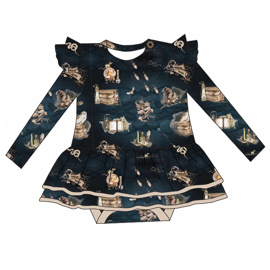 Bodysuit Twirl Dress - Magical World