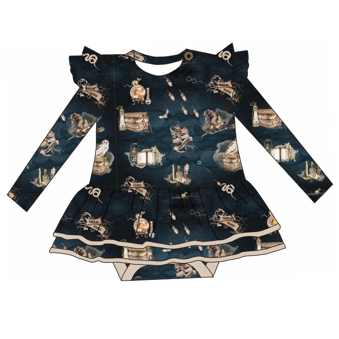 Bodysuit Twirl Dress - Magical World