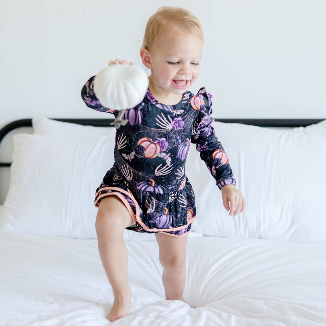 Bodysuit Twirl Dress - Creepy Crawly