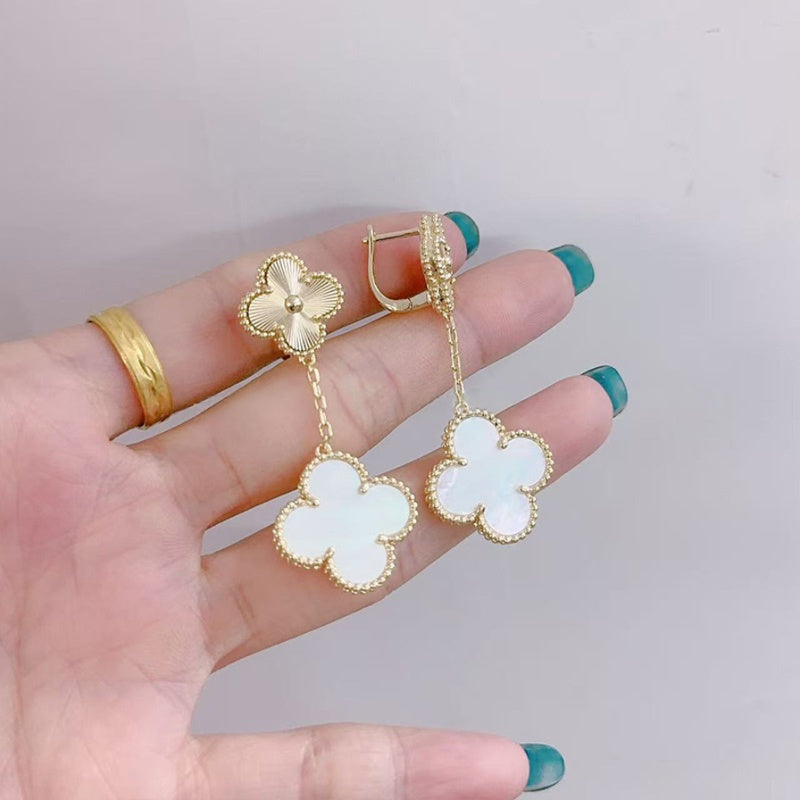 VCA Magic Alhambra 2 Motif Earrings